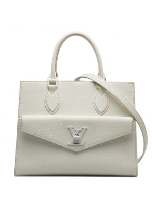 Borsa shopper Louis Vuitton bianco
