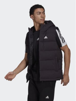 Пуховик з капюшоном Adidas Sportswear чорний