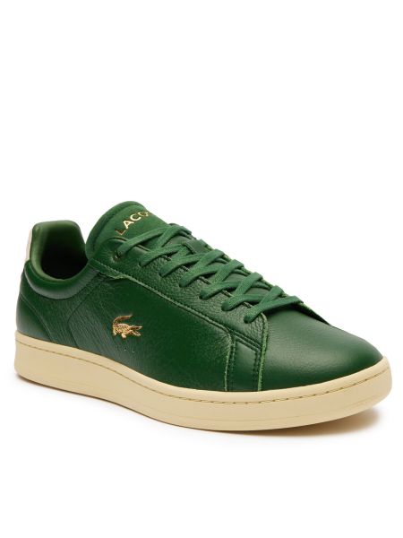 Δερμάτινα sneakers Lacoste πράσινο