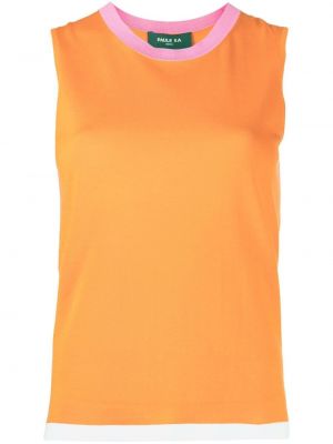 Pletená vesta Paule Ka oranžová