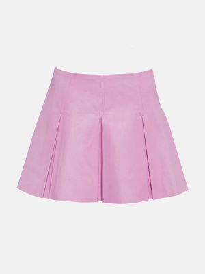 Δερμάτινη φούστα Stouls ροζ