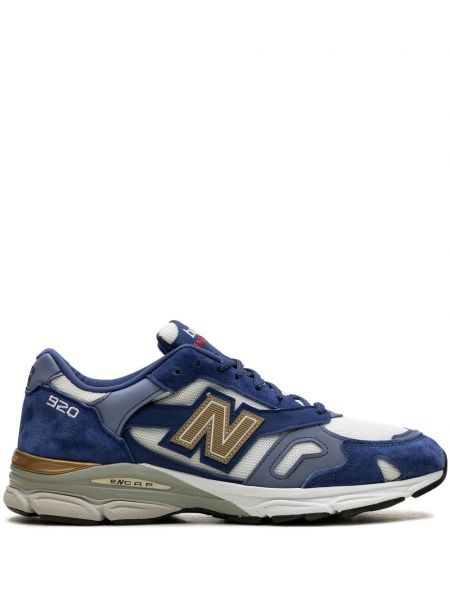 Sneakerși cu dungi de tigru New Balance 920 albastru