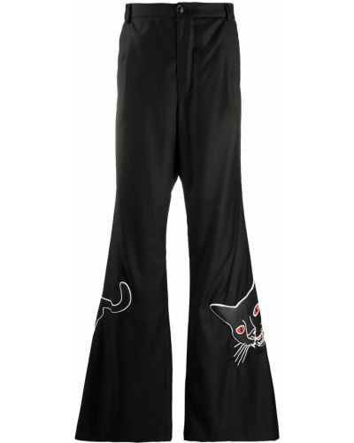 Pantalones con apliques Duoltd negro
