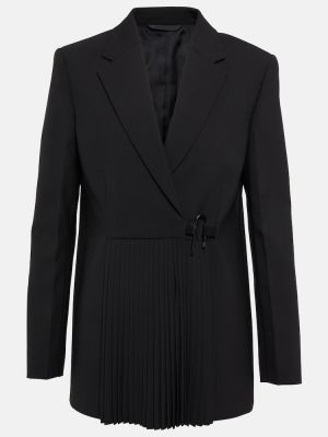 Plisiran blazer Givenchy črna