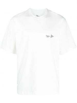 T-shirt mit print And Wander weiß