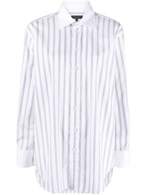 Pruhovaná bavlnená košeľa Rag & Bone biela