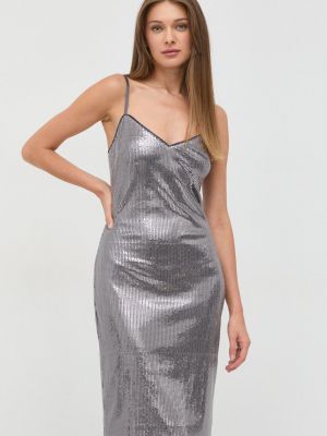 Mini šaty Guess stříbrné