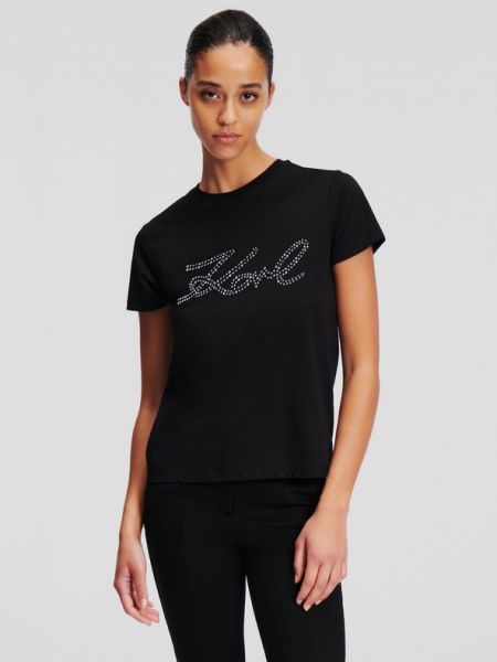 Koszulka Karl Lagerfeld czarna