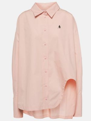 Hemd aus baumwoll The Attico pink