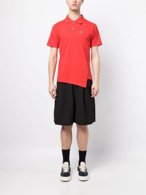 Asimetriškas polo marškinėliai Comme Des Garçons Shirt raudona