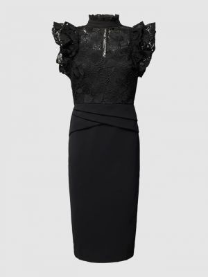 Кружевное коктейльное платье Lipsy черное