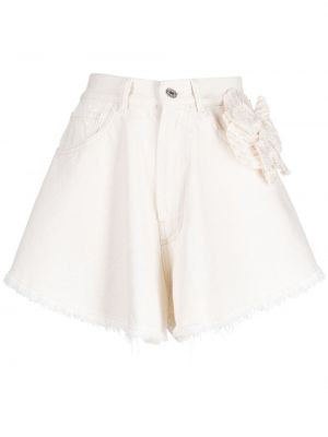 Džínsové šortky Forte Dei Marmi Couture biela