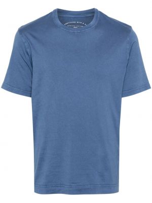 Kokvilnas t-krekls Fedeli zils