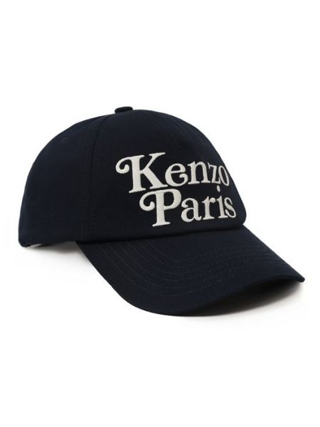 Хлопковая кепка Kenzo синяя