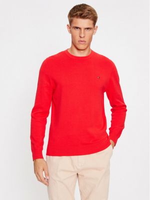 Priliehavý sveter Tommy Hilfiger červená