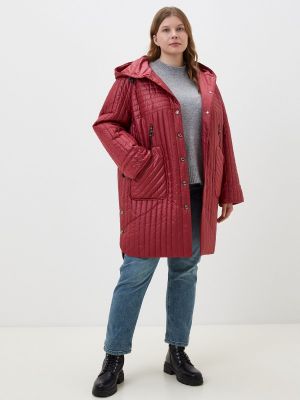 Утепленная демисезонная куртка Karmel Style красная
