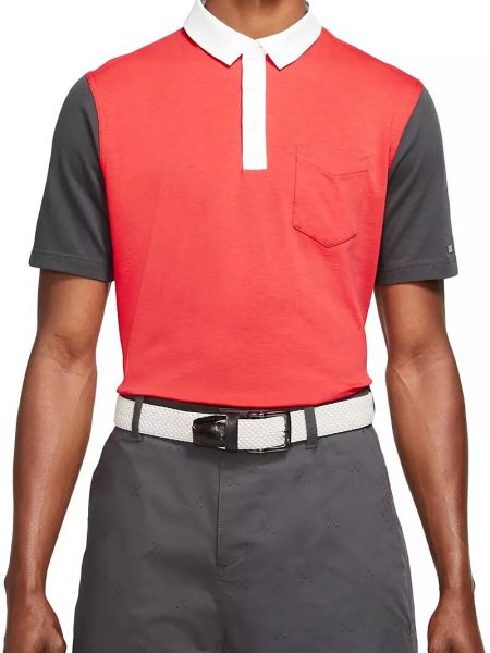 Мужская рубашка-поло для гольфа с цветными блоками Nike Dri-Fit Player
