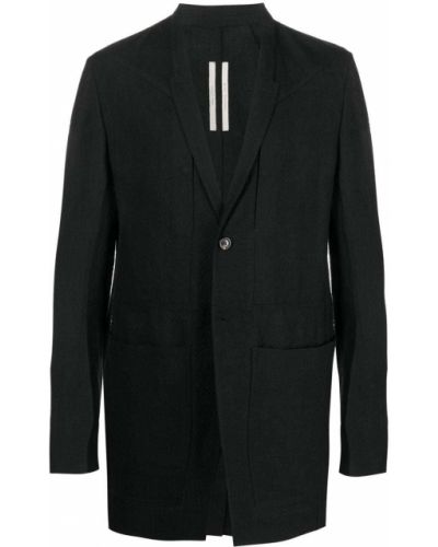 Overdimensjonert lang blazer Rick Owens svart