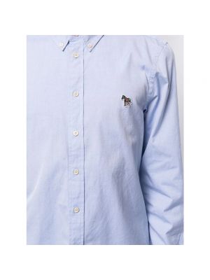 Koszula w zebrę Ps By Paul Smith niebieska