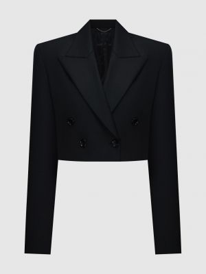 Черный шерстяной пиджак Magda Butrym