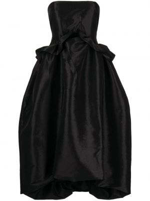 Вечерна рокля с волани Kika Vargas черно