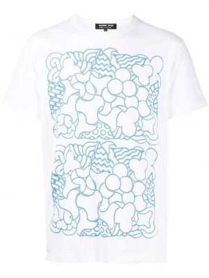 T-shirt con stampa Comme Des Garçons Homme Deux bianco