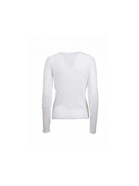 Sweter z długim rękawem Polo Ralph Lauren biały