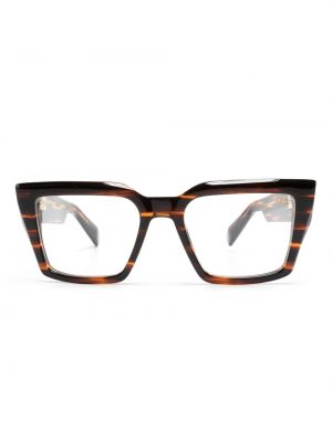 Oversized brýle Balmain Eyewear hnědé