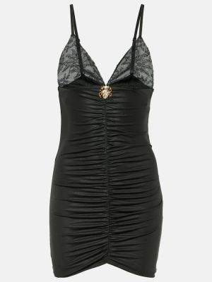 Φόρεμα από ζέρσεϋ Alessandra Rich μαύρο
