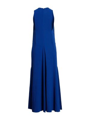 Длинное платье Victoria Beckham синее