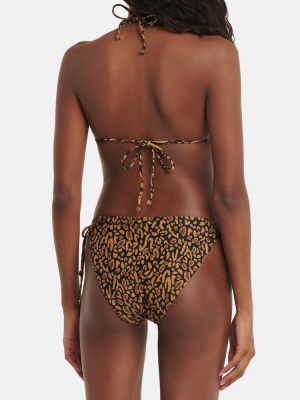 Bikini cu imagine cu model leopard Nanushka