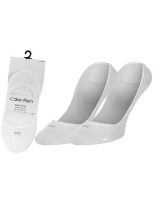 Чорапи за жартиери Calvin Klein бяло