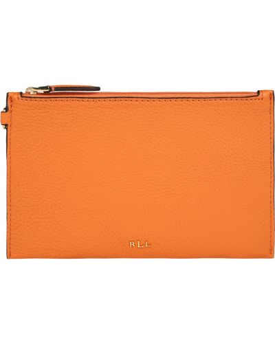 Τσάντα shopper Lauren Ralph Lauren πορτοκαλί