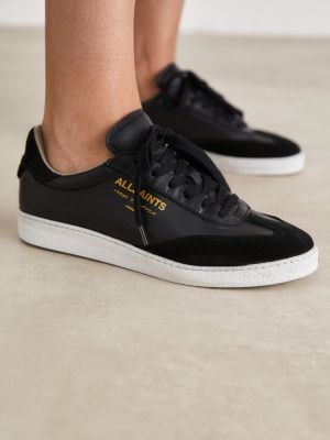 Низкие кроссовки Allsaints черные