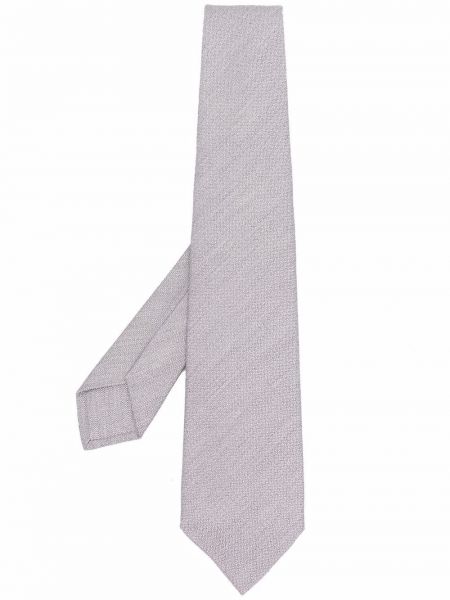 Šilkinis kaklaraištis Barba pilka