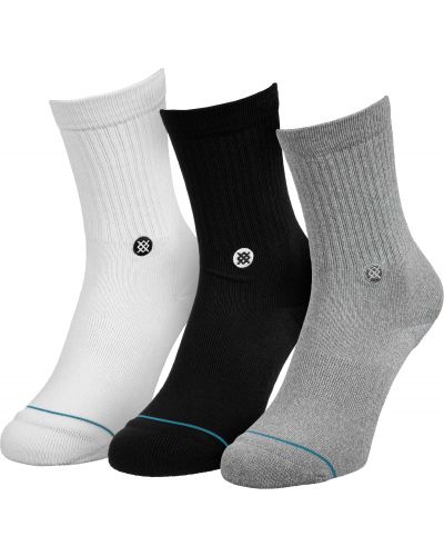 Stance Športové ponožky  sivá melírovaná / petrolejová / čierna / biela