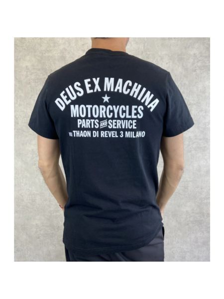 T-shirt mit kurzen ärmeln Deus Ex Machina schwarz