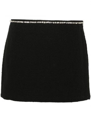 Křišťálové mini sukně Nº21 černé