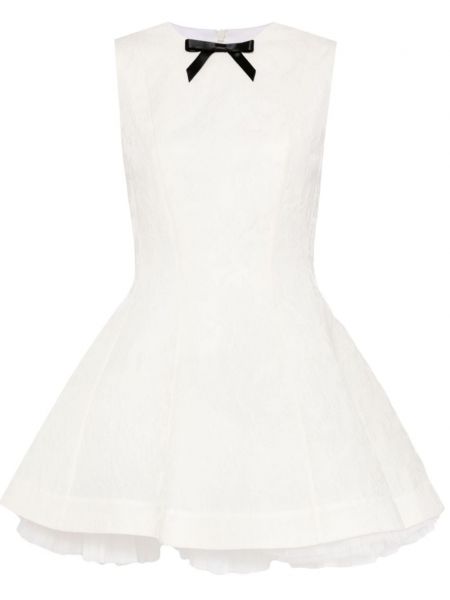 Коктейлна рокля без ръкави Shushu/tong бяло