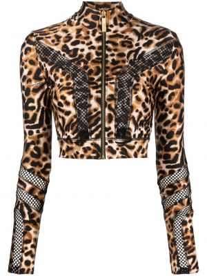 Crop top Just Cavalli brun