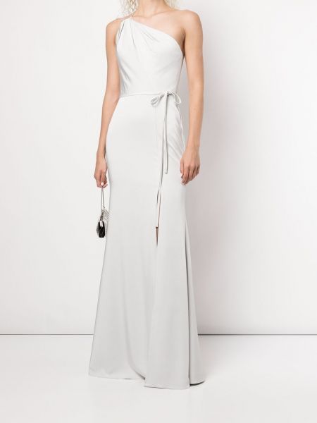Asimetriškas vakarinė suknelė Marchesa Notte Bridesmaids pilka