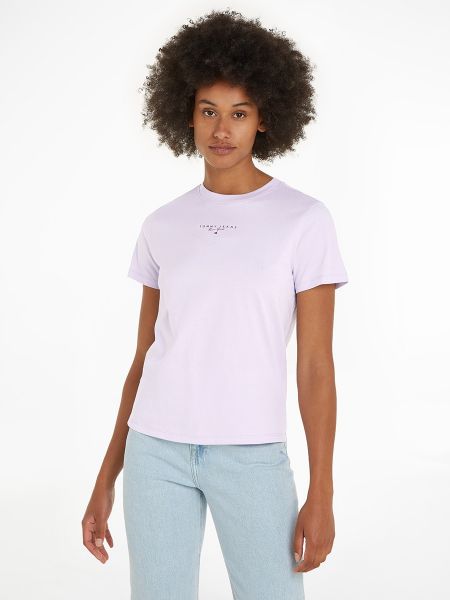 Camiseta manga corta Tommy Jeans violeta