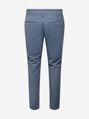 Chinos Only & Sons modré