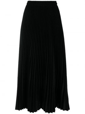 Plisované midi sukně Ermanno Scervino černé