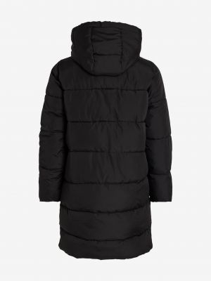 Prošívaný zimní kabát Vila černý