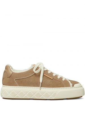 Sneakers Tory Burch καφέ