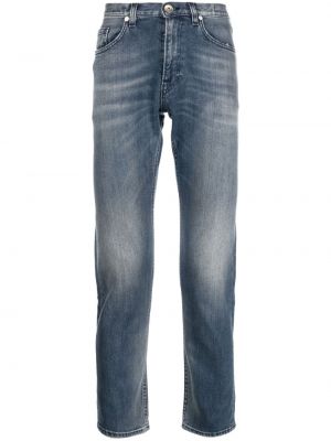 Low waist straight jeans Eleventy blau