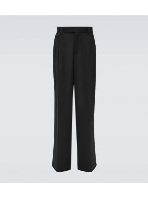 Pantaloni chino di lana Dolce&gabbana nero