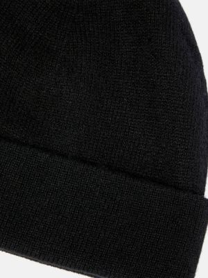 Kašmírový čepice Max Mara černý