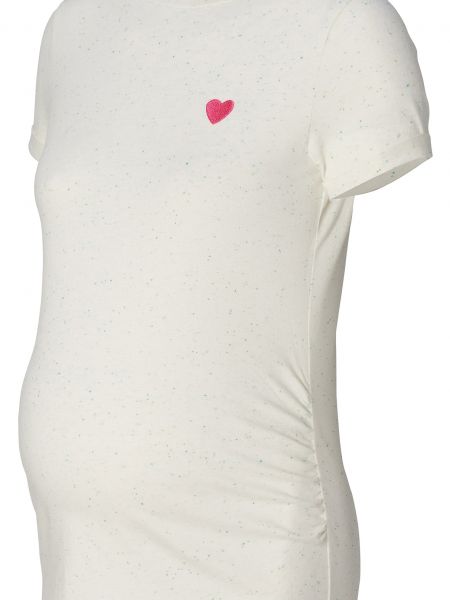 Majica s melange uzorkom Esprit Maternity bijela